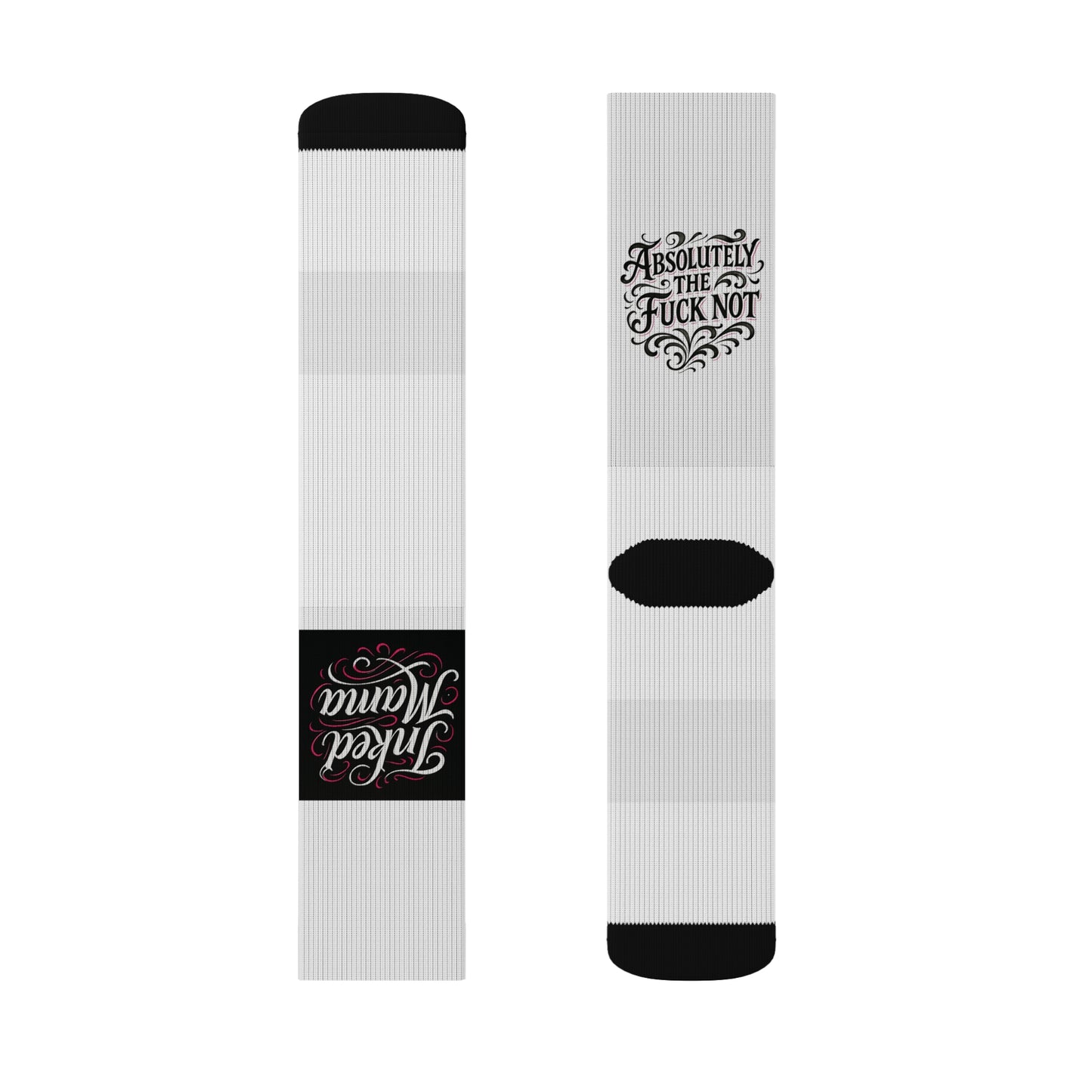 Funny Sublimation Socks, Unique Gift for Friends, Quirky Apparel, Special for Birthdays, Holidays, Celebrations