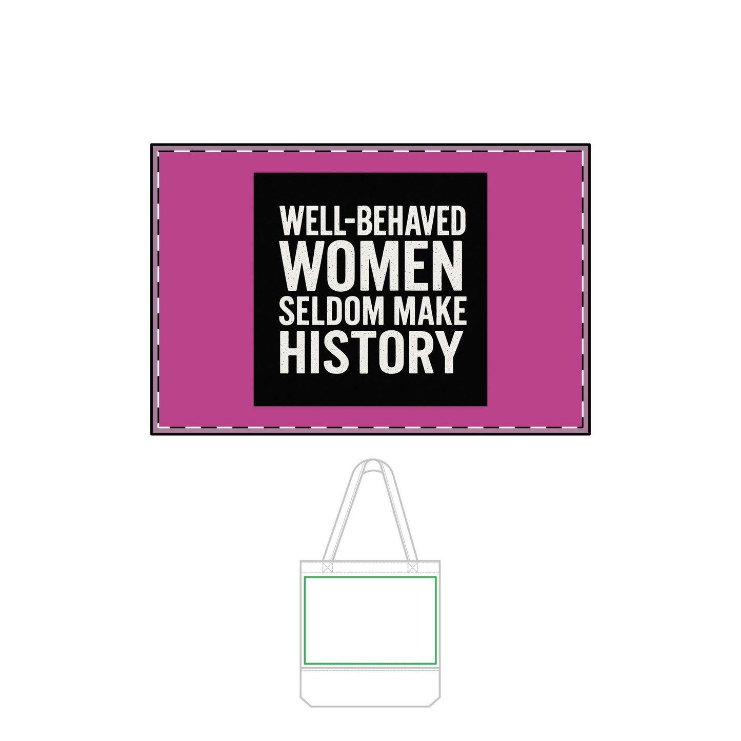 Thermochromic Tote Bag — "Cool Bag" Color-Change Tote