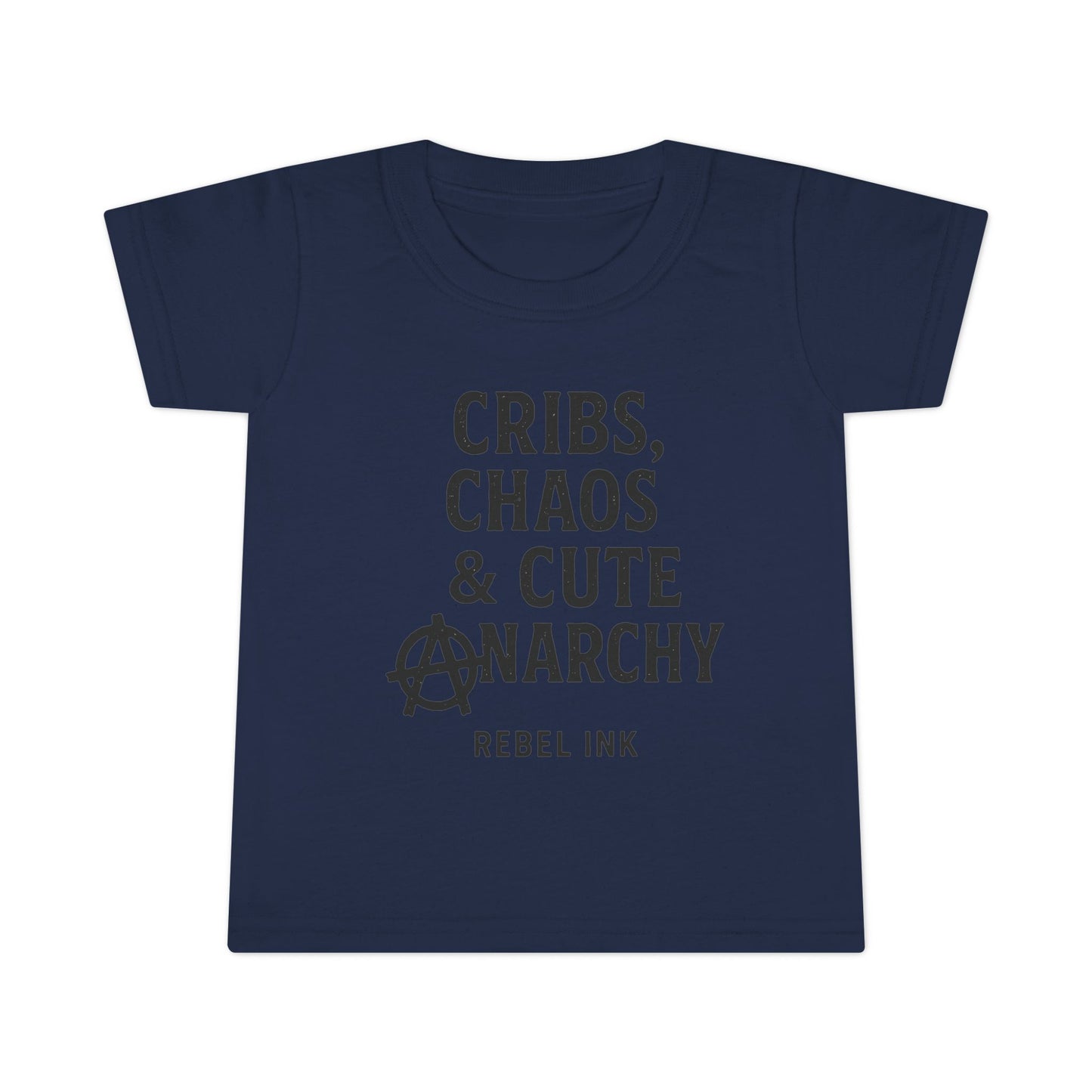 Toddler Punk T-Shirt - Cribs, Chaos & Cute Anarchy, Baby Gift, Toddler Outfits, Playtime Apparel, Kids' Graphic Tee