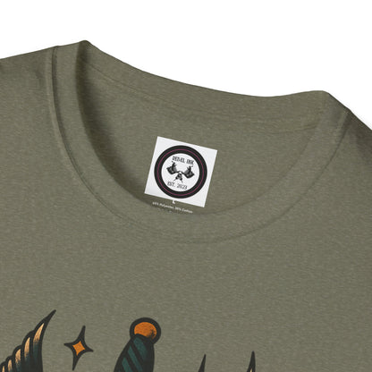 Rebel Ink Unisex Softstyle T-Shirt | Tattoo Vibe, Casual Wear, Unisex Fashion, Gift for Tattoo Lovers, Everyday Style