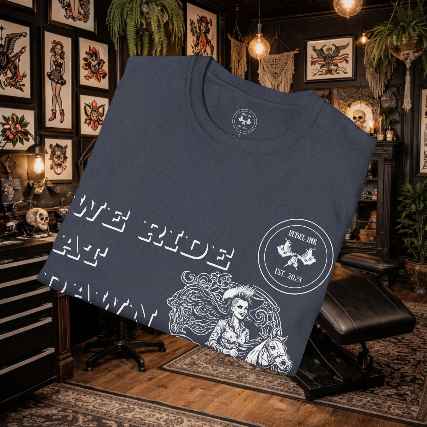 We Ride at Dawn T‑Shirt
