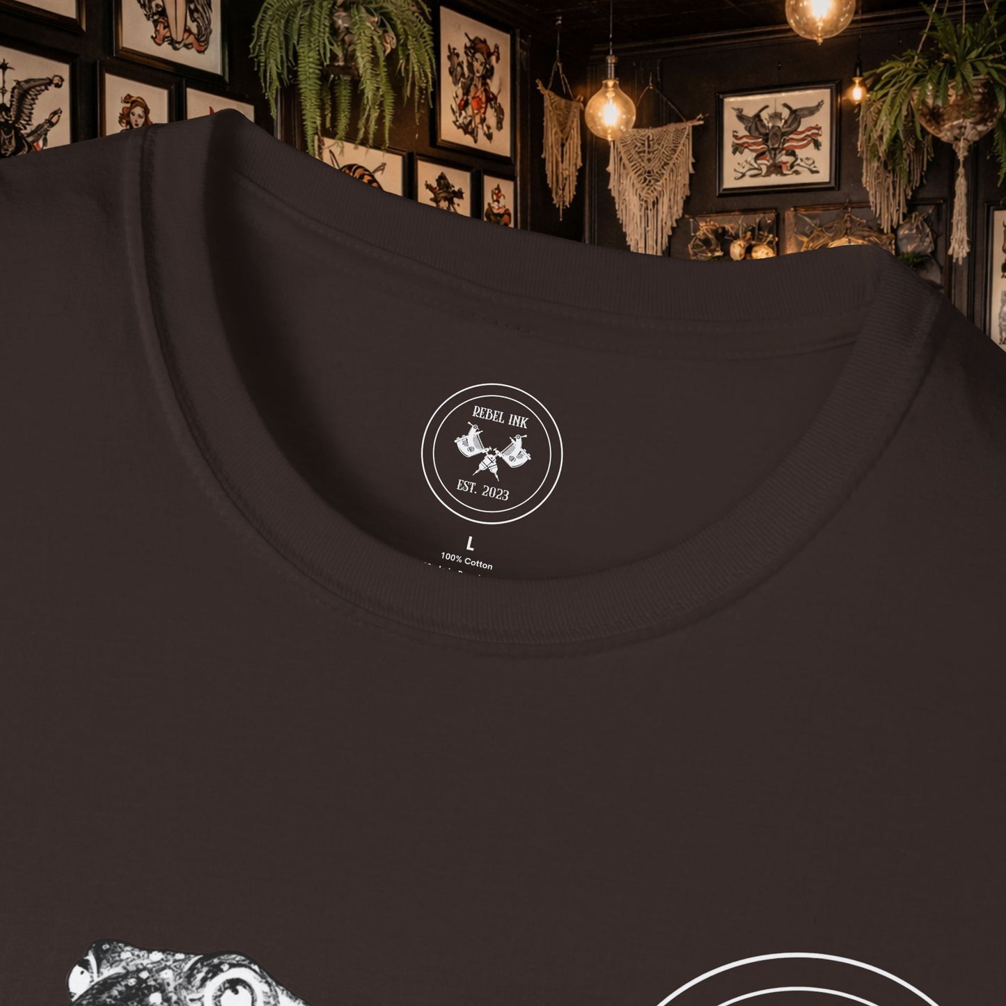 Born Wild Frog Tattoo T-Shirt