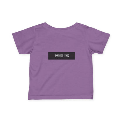 Rebel Infant Tee: Cribs, Chaos & Cute Anarchy, Baby Shower Gift, Toddler Clothing, Punk Style, Cute Baby Outfit, Trendy Baby Gear