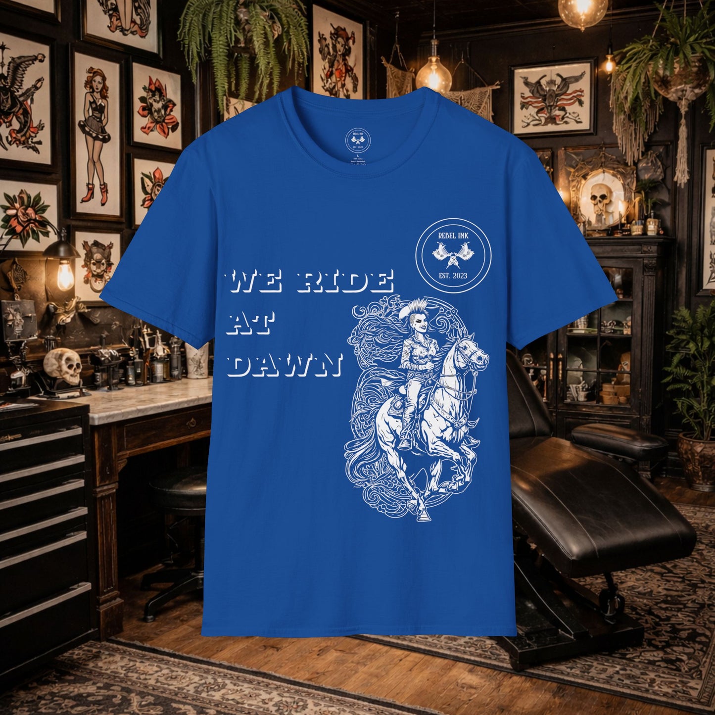 We Ride at Dawn T‑Shirt