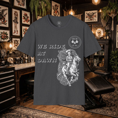 We Ride at Dawn T‑Shirt