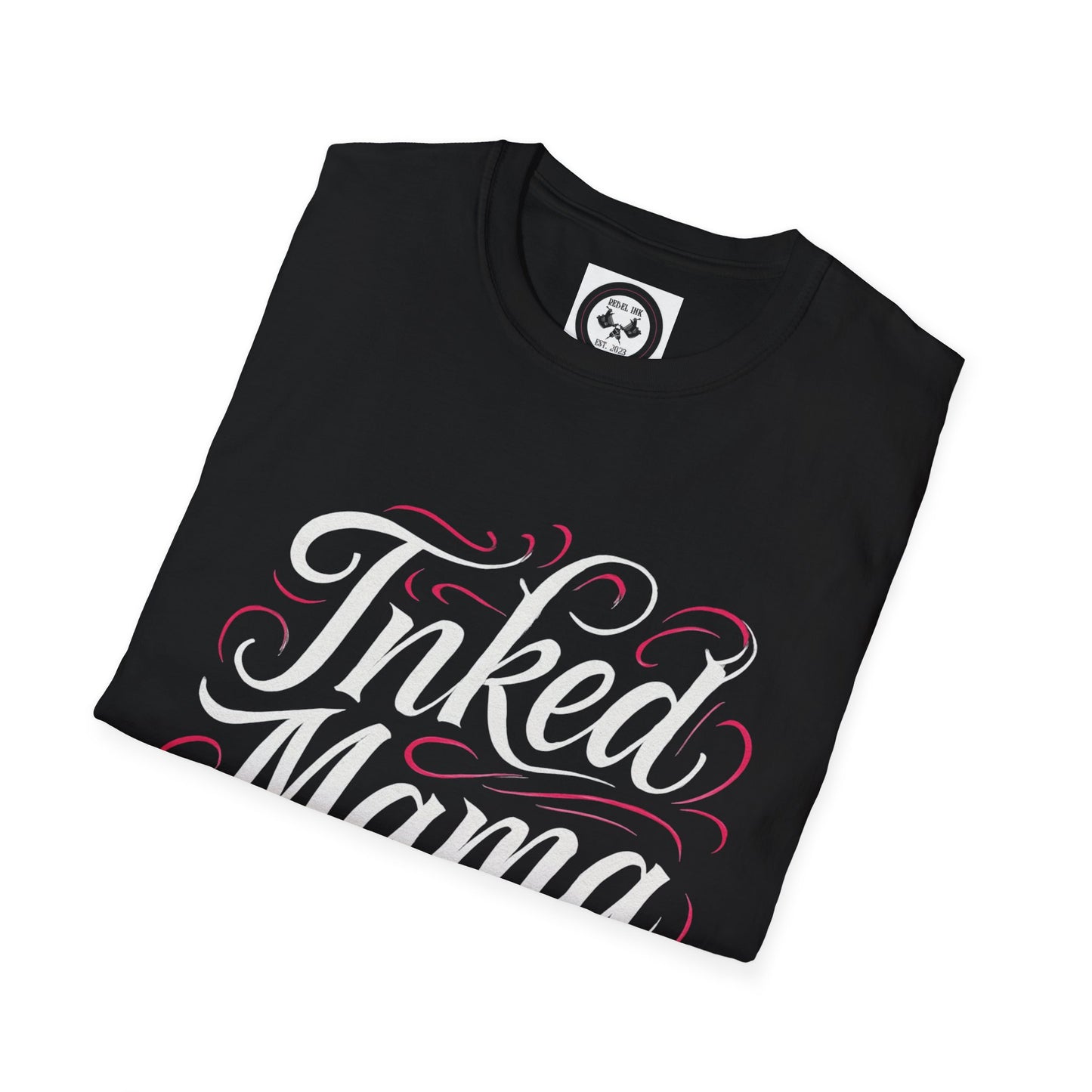 Inked Mama Unisex Softstyle T-Shirt, Stylish Casual Wear for Moms, Perfect Gift for Mother's Day, Feminine Everyday Tee, Inked Mama T-Shirt
