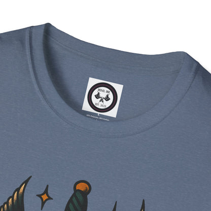 Rebel Ink Unisex Softstyle T-Shirt | Tattoo Vibe, Casual Wear, Unisex Fashion, Gift for Tattoo Lovers, Everyday Style