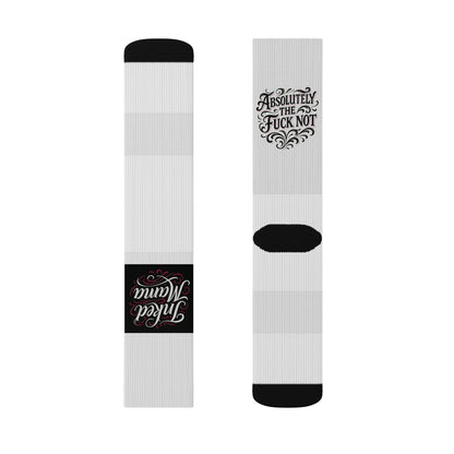 Funny Sublimation Socks, Unique Gift for Friends, Quirky Apparel, Special for Birthdays, Holidays, Celebrations