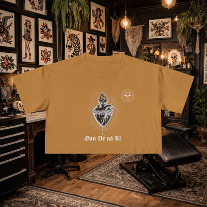Cropped T-shirt Without God Nor King