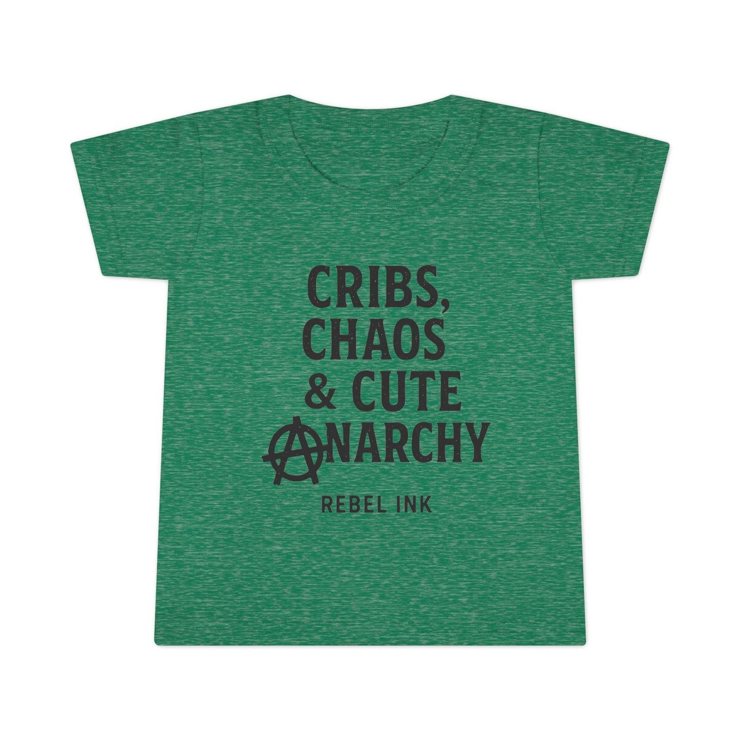 Toddler Punk T-Shirt - Cribs, Chaos & Cute Anarchy, Baby Gift, Toddler Outfits, Playtime Apparel, Kids' Graphic Tee