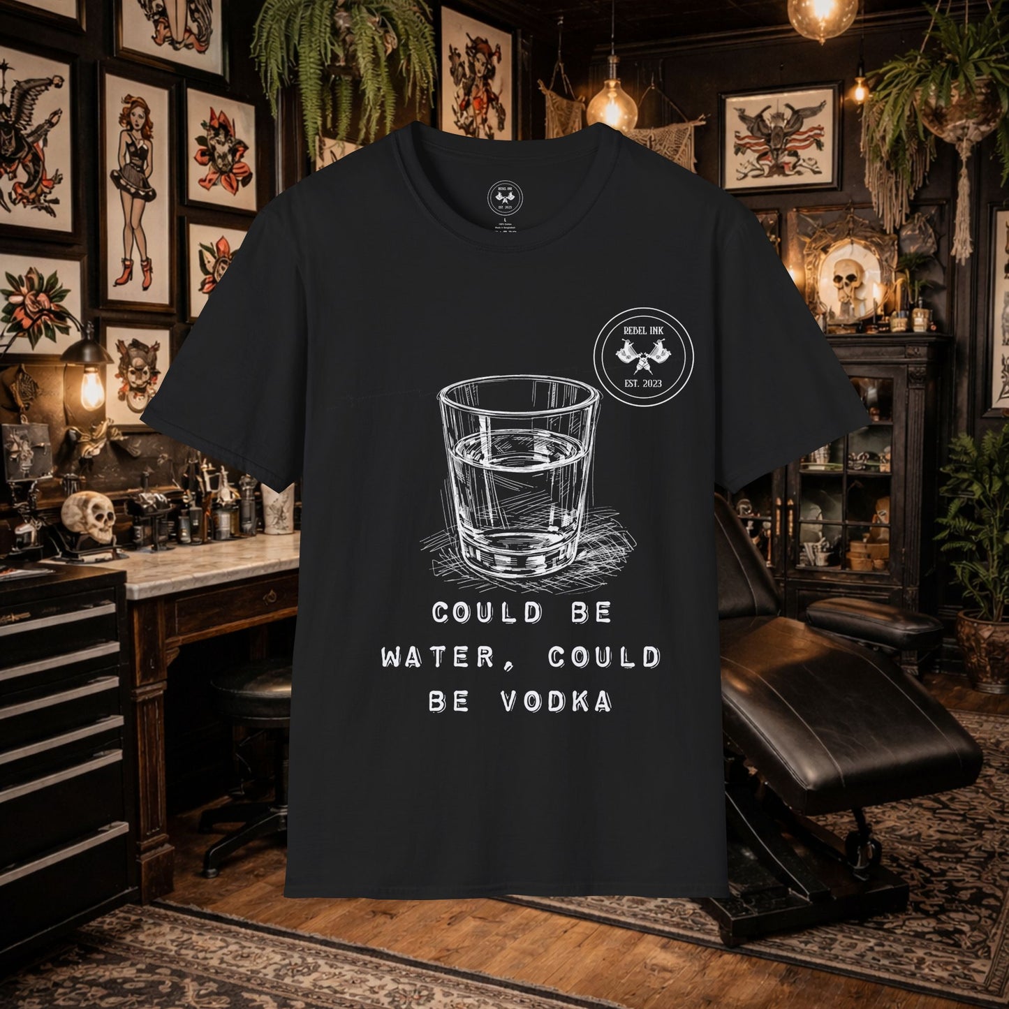 Could be water could be vodka