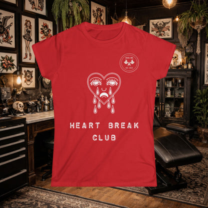 Crying Rebel Heartbreak Club T Shirt