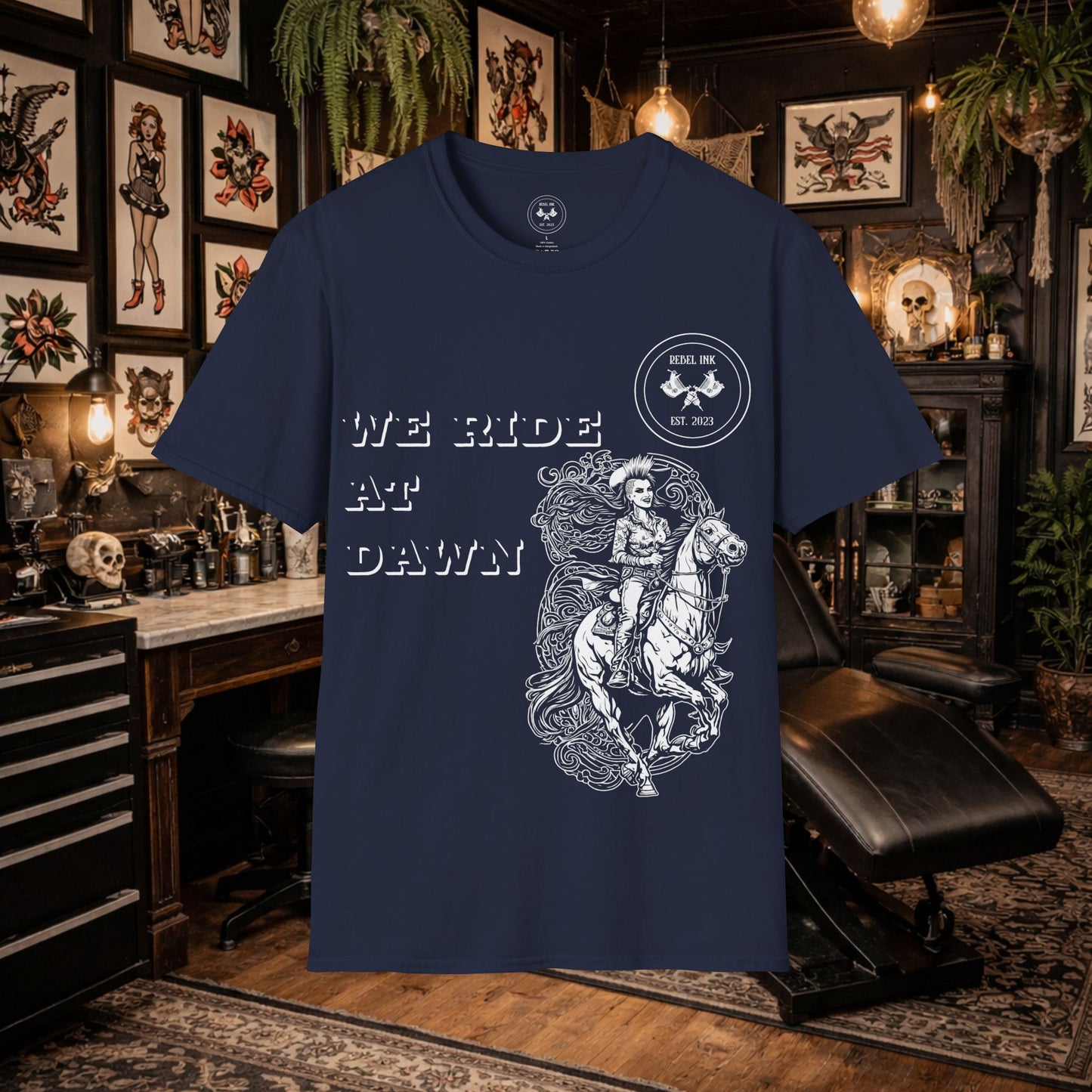We Ride at Dawn T‑Shirt