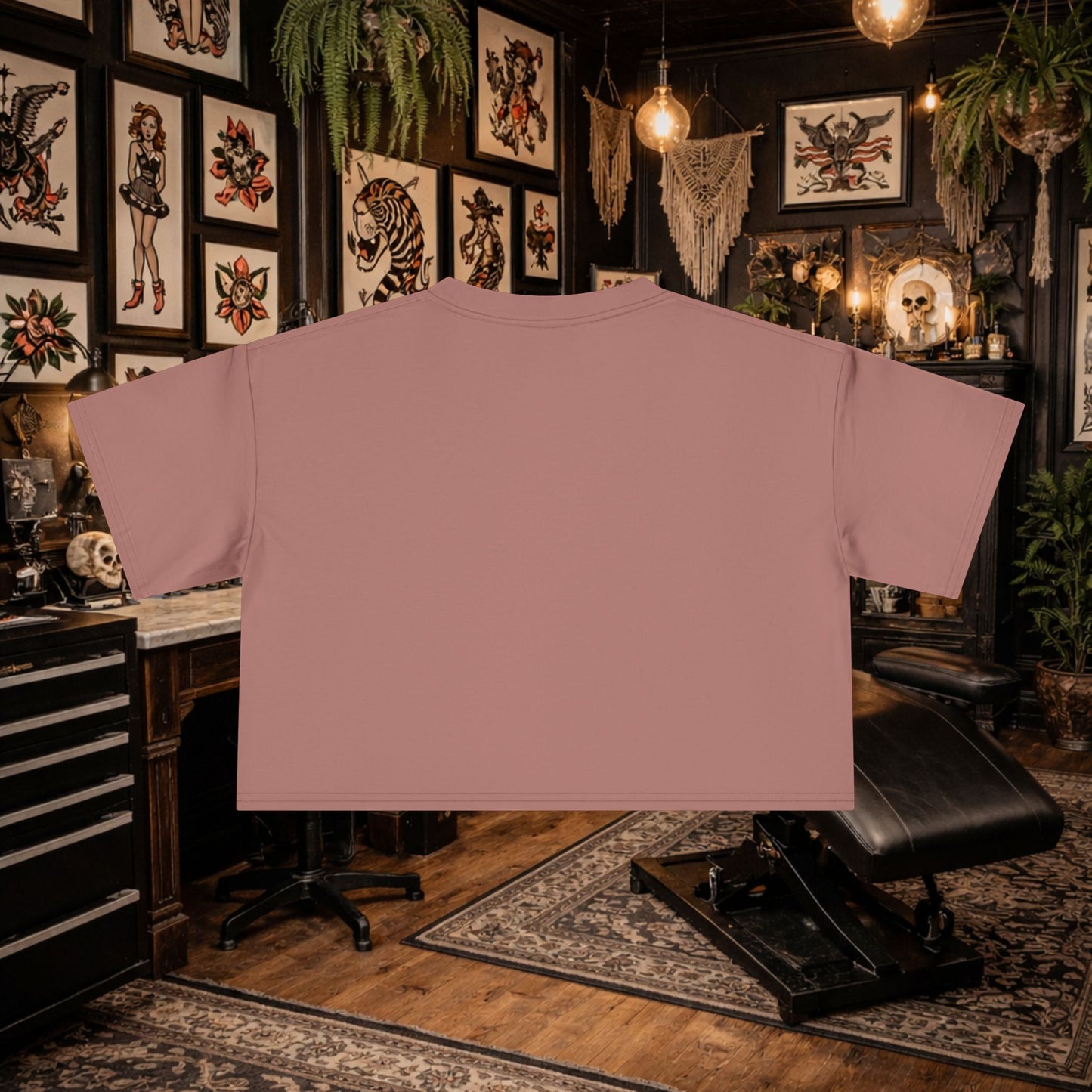 Cropped T-shirt Without God Nor King