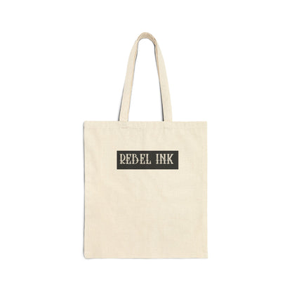 Tattooed Magic Cotton Canvas Tote Bag | Rebel Ink Tote | Gift for Artists | Eco-Friendly Shopping Bag | Fun Tote for Tattoo Lovers