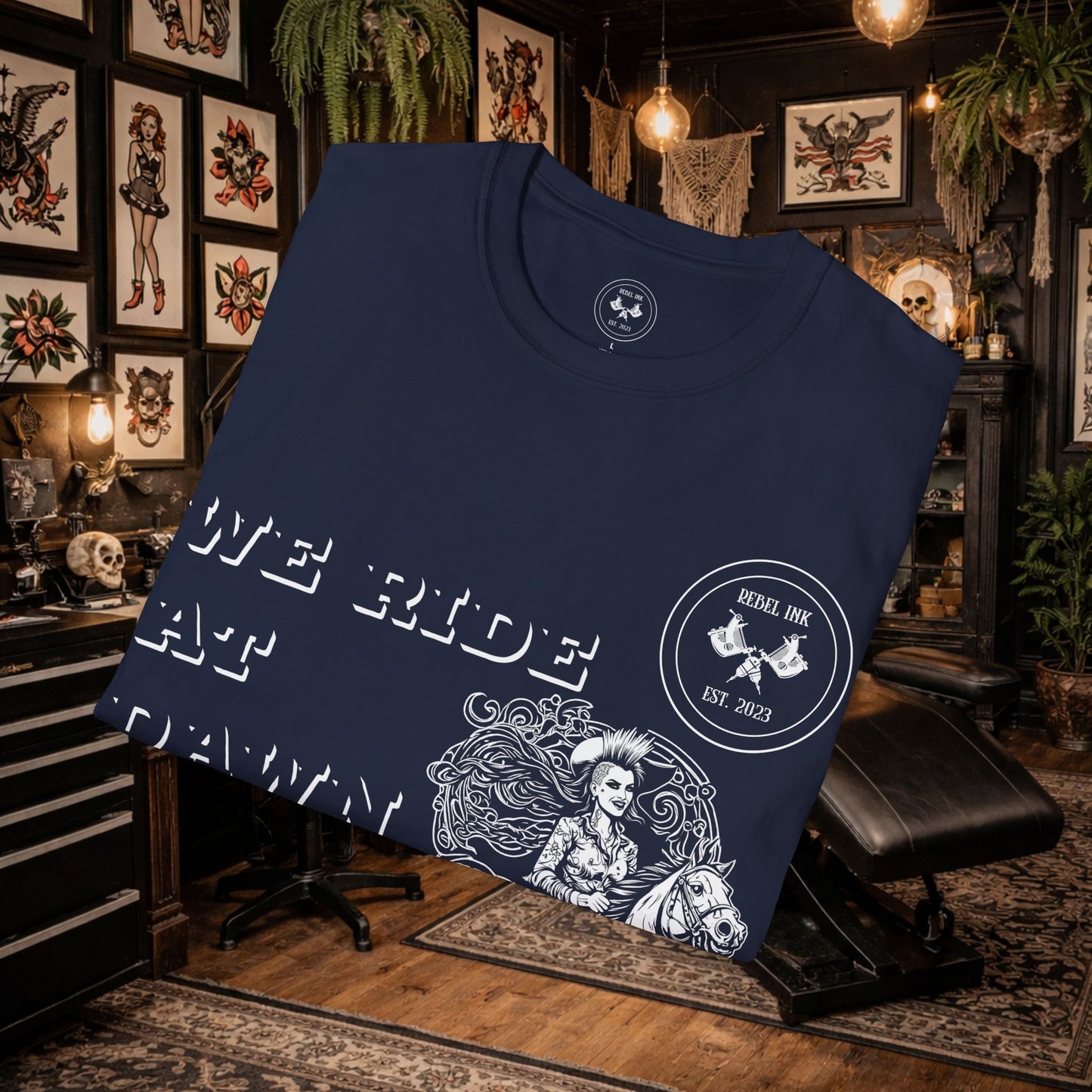 We Ride at Dawn T‑Shirt