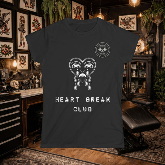 Crying Rebel Heartbreak Club T Shirt