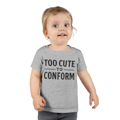Copy of Toddler Punk T-Shirt - Cribs, Chaos & Cute Anarchy, Baby Gift, Toddler Outfits, Playtime Apparel, Kids' Graphic Tee