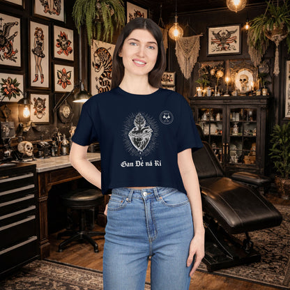 Cropped T-shirt Without God Nor King