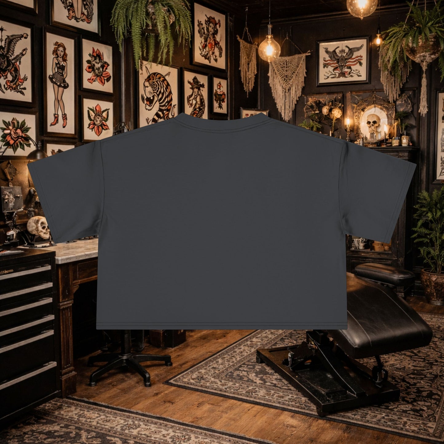 Cropped T-shirt Without God Nor King