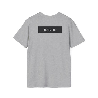 Rebel Ink Unisex Softstyle T-Shirt | Tattoo Vibe, Casual Wear, Unisex Fashion, Gift for Tattoo Lovers, Everyday Style