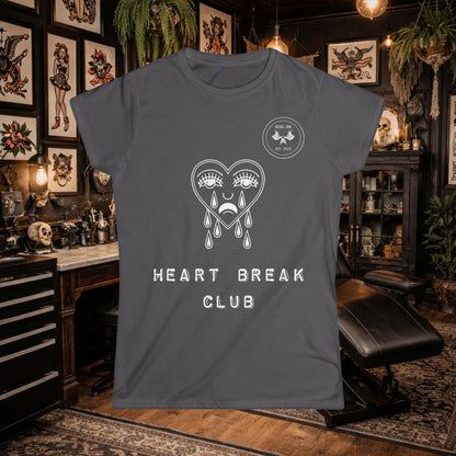 Crying Rebel Heartbreak Club T Shirt