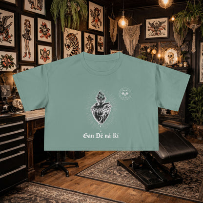 Cropped T-shirt Without God Nor King