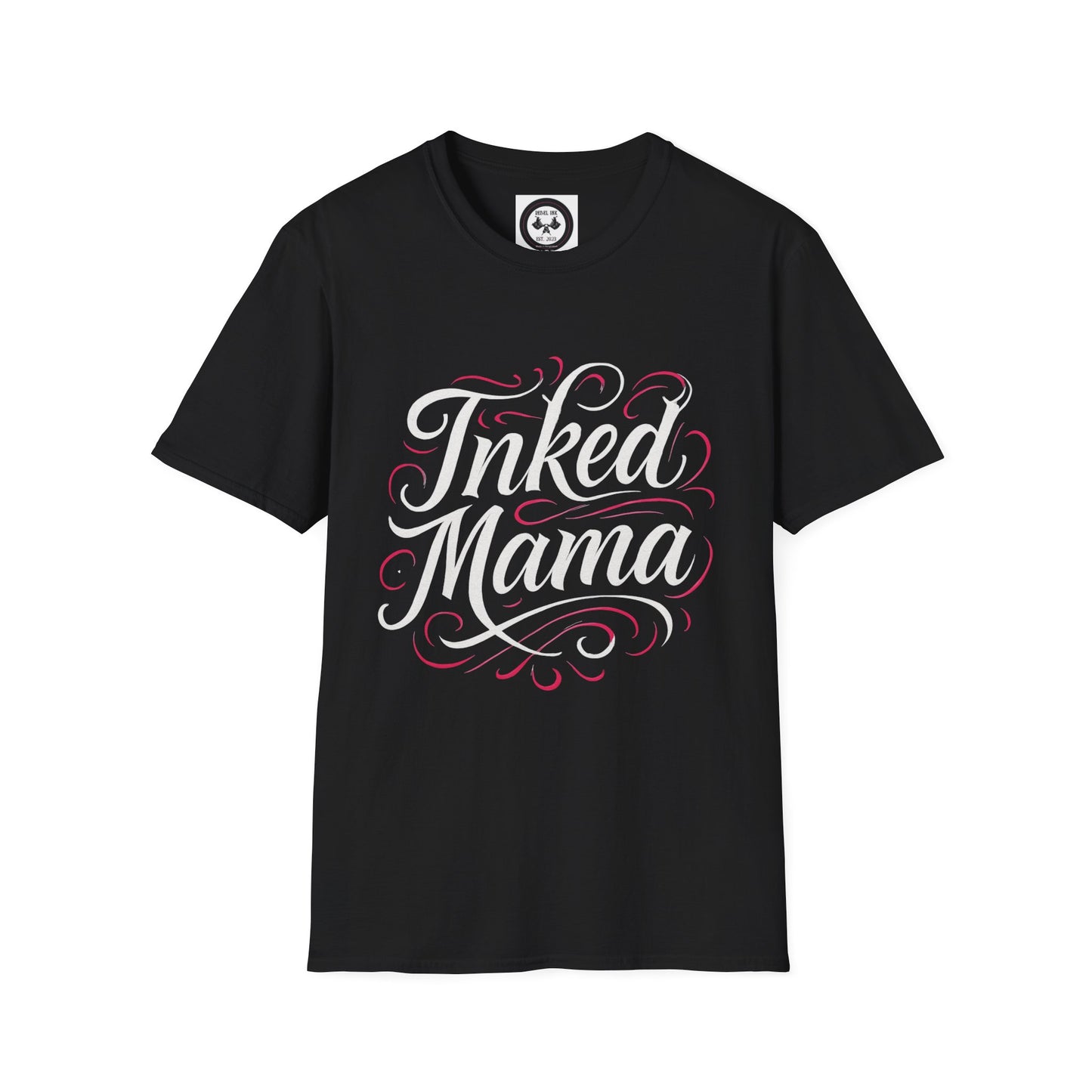 Inked Mama Unisex Softstyle T-Shirt, Stylish Casual Wear for Moms, Perfect Gift for Mother's Day, Feminine Everyday Tee, Inked Mama T-Shirt