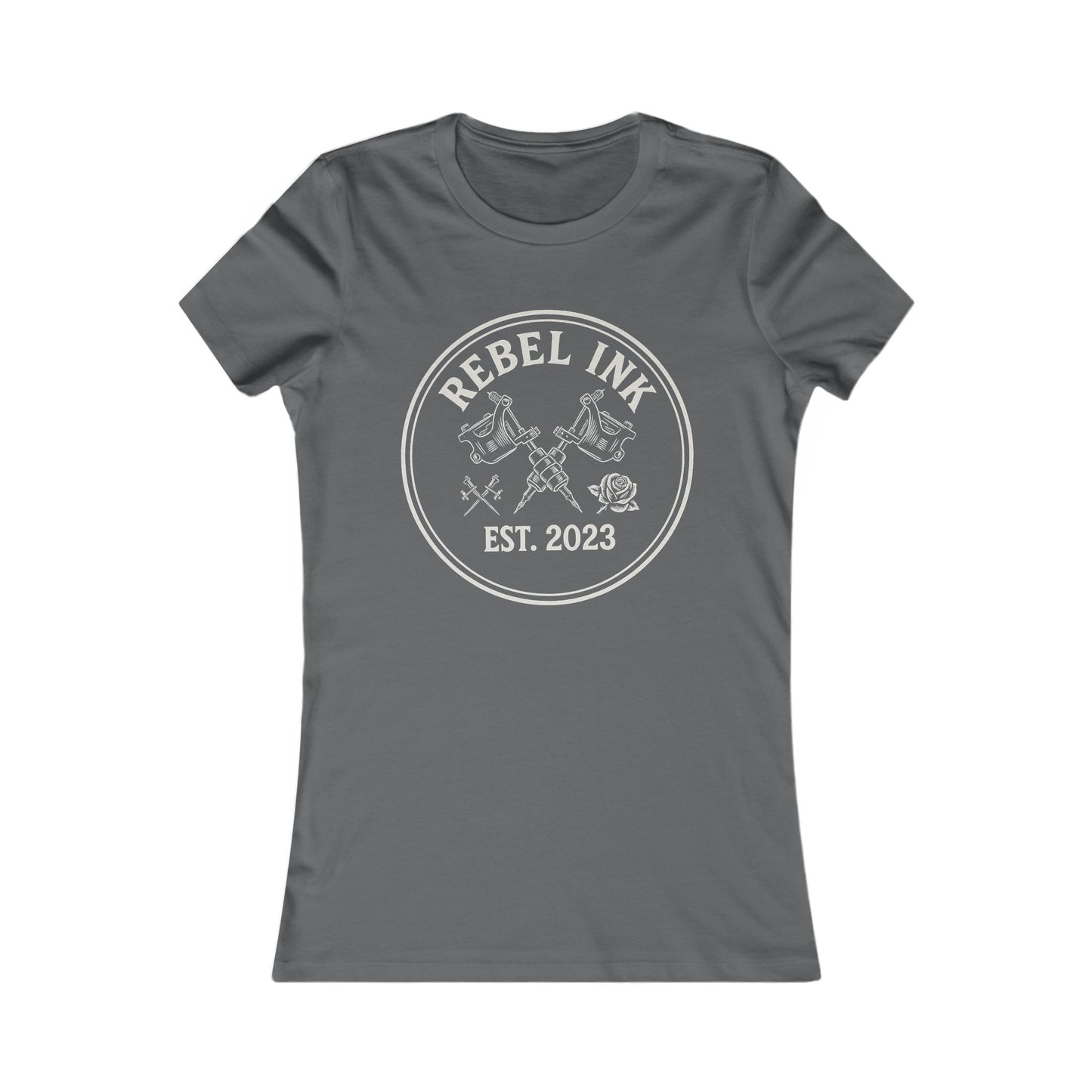 Rebel Ink Tee, Women's Graphic T-Shirt, Edgy Casual Wear, Perfect Gift for Tattoo Lovers, Street Style Apparel, Cool Summer Top