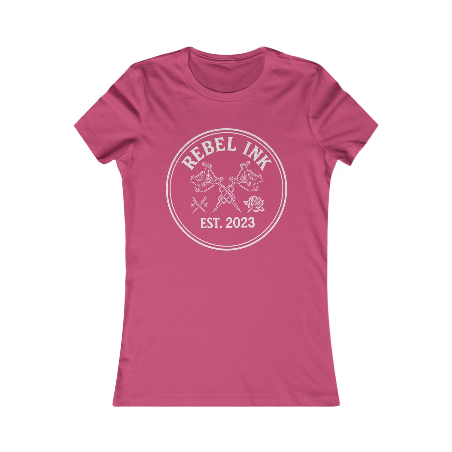 Rebel Ink Tee, Women's Graphic T-Shirt, Edgy Casual Wear, Perfect Gift for Tattoo Lovers, Street Style Apparel, Cool Summer Top