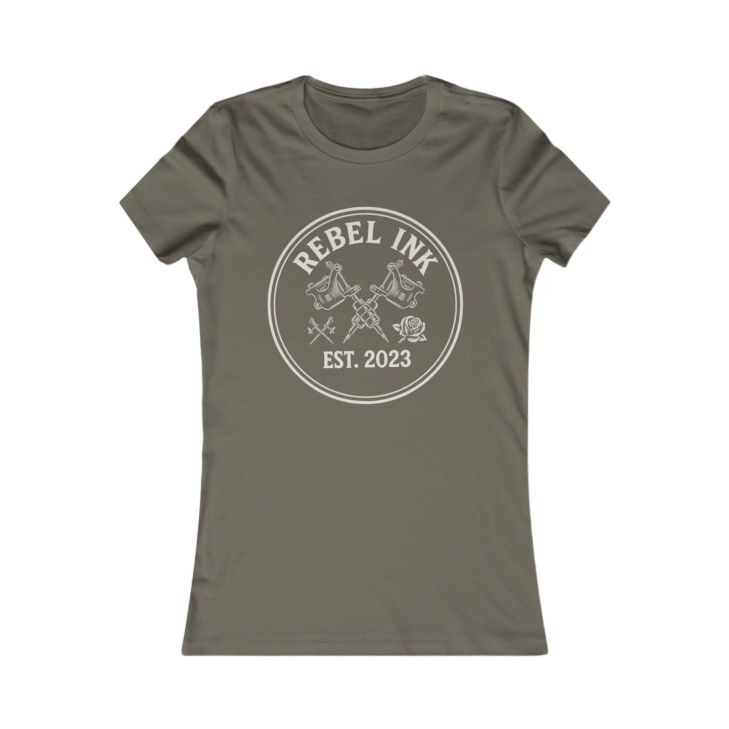 Rebel Ink Tee, Women's Graphic T-Shirt, Edgy Casual Wear, Perfect Gift for Tattoo Lovers, Street Style Apparel, Cool Summer Top