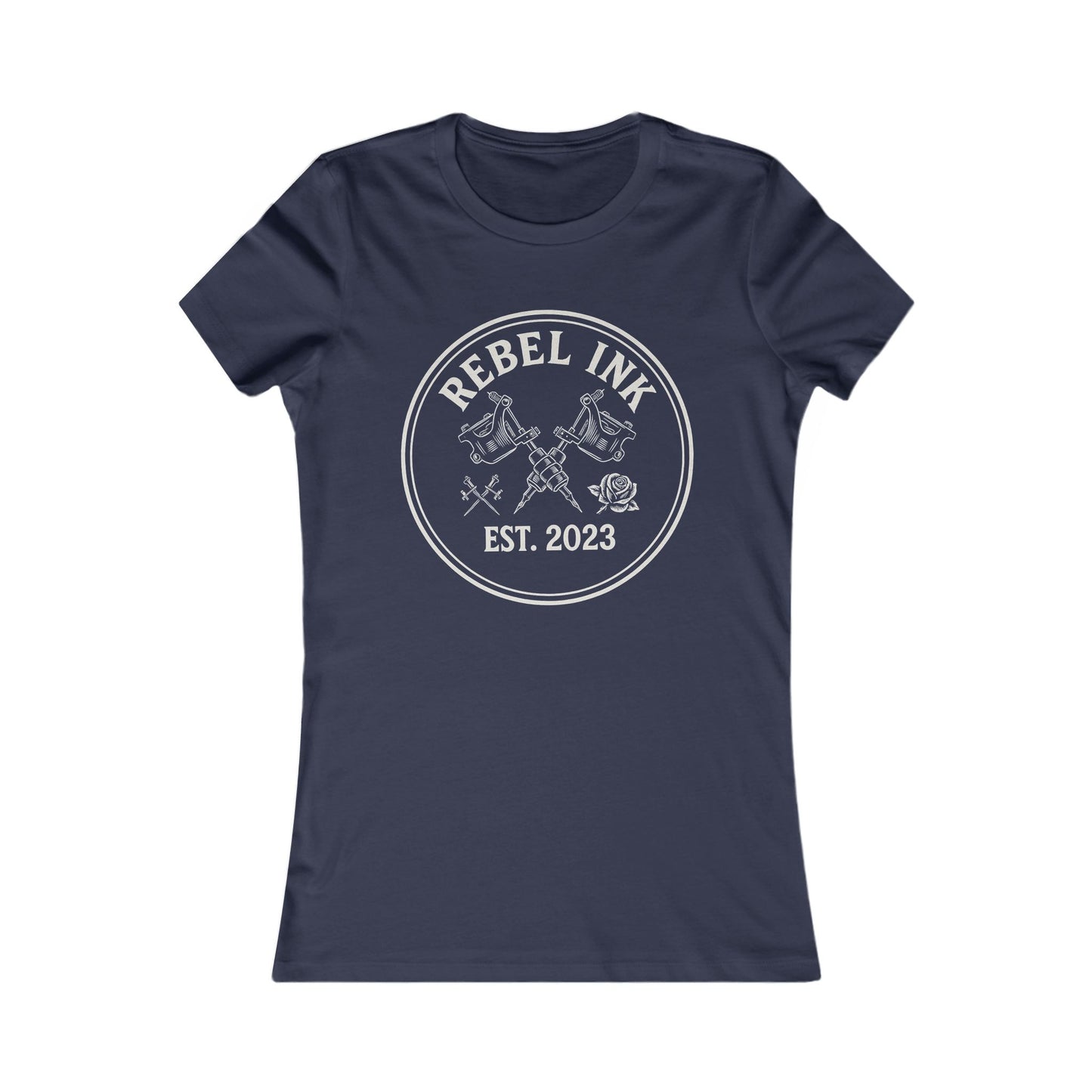 Rebel Ink Tee, Women's Graphic T-Shirt, Edgy Casual Wear, Perfect Gift for Tattoo Lovers, Street Style Apparel, Cool Summer Top