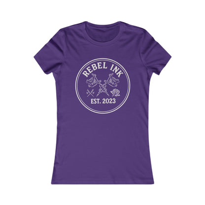 Rebel Ink Tee, Women's Graphic T-Shirt, Edgy Casual Wear, Perfect Gift for Tattoo Lovers, Street Style Apparel, Cool Summer Top