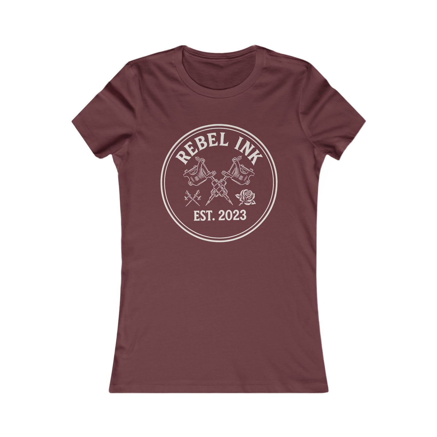 Rebel Ink Tee, Women's Graphic T-Shirt, Edgy Casual Wear, Perfect Gift for Tattoo Lovers, Street Style Apparel, Cool Summer Top
