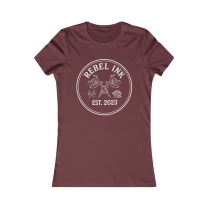Rebel Ink Tee, Women's Graphic T-Shirt, Edgy Casual Wear, Perfect Gift for Tattoo Lovers, Street Style Apparel, Cool Summer Top