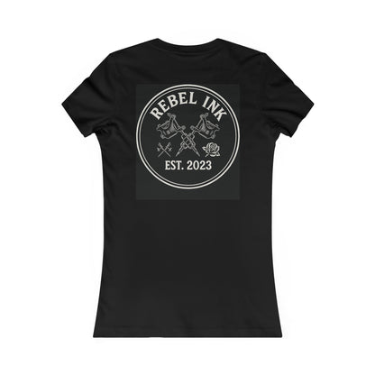 Rebel Ink Tee, Women's Graphic T-Shirt, Edgy Casual Wear, Perfect Gift for Tattoo Lovers, Street Style Apparel, Cool Summer Top