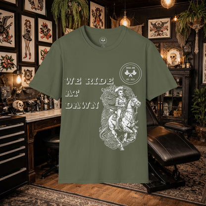 We Ride at Dawn T‑Shirt