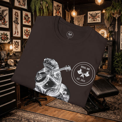 Born Wild Frog Tattoo T-Shirt