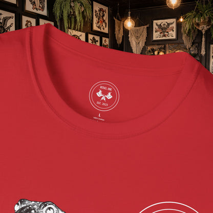 Born Wild Rebel Frog Tattoo T-Shirt