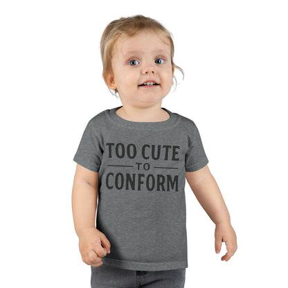 Copy of Toddler Punk T-Shirt - Cribs, Chaos & Cute Anarchy, Baby Gift, Toddler Outfits, Playtime Apparel, Kids' Graphic Tee