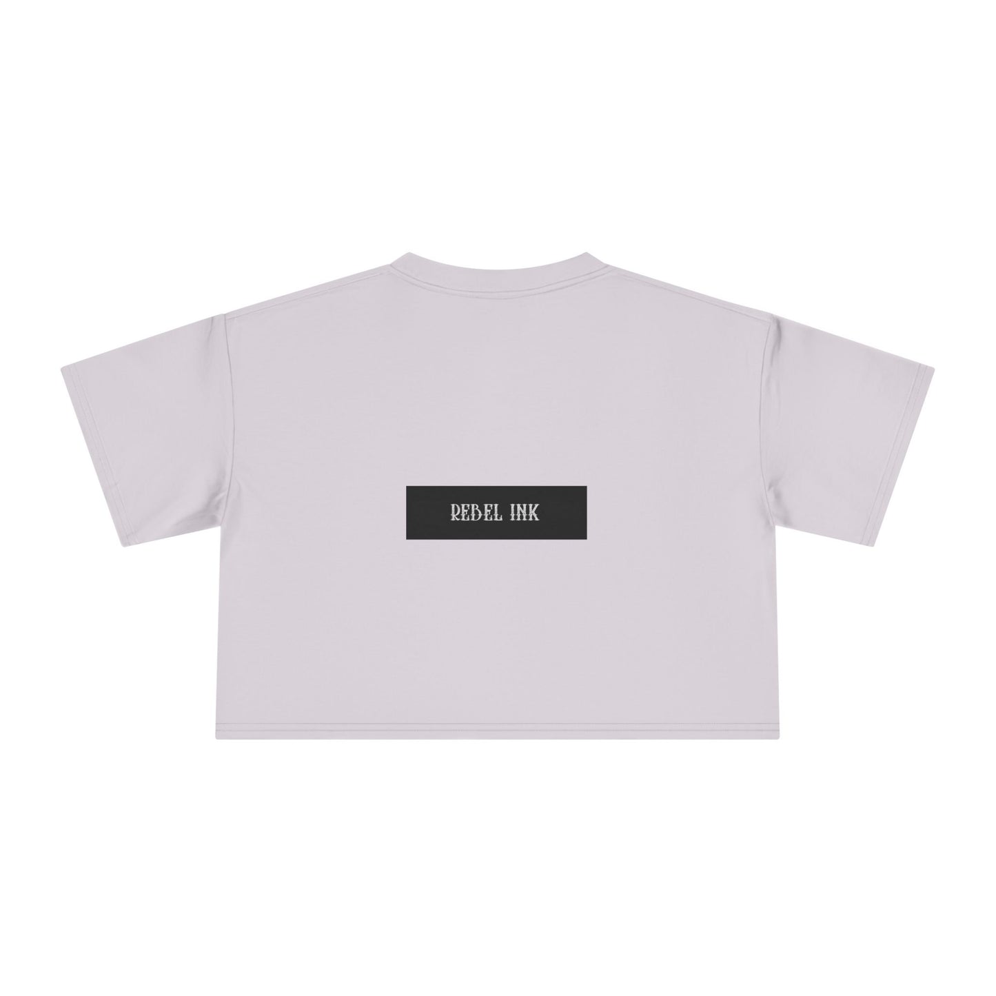 Rebel Ink Women's Crop Tee, Edgy Graphic Tee, Fashionable Summer Top, Casual Statement Shirt, Alternative Style Apparel