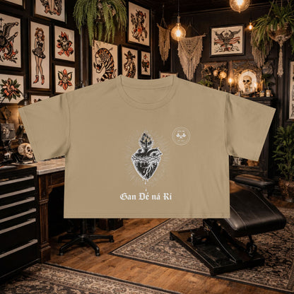 Cropped T-shirt Without God Nor King