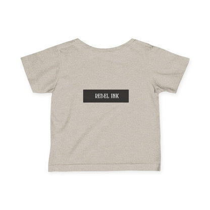 Rebel Infant Tee: Cribs, Chaos & Cute Anarchy, Baby Shower Gift, Toddler Clothing, Punk Style, Cute Baby Outfit, Trendy Baby Gear