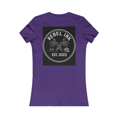Rebel Ink Tee, Women's Graphic T-Shirt, Edgy Casual Wear, Perfect Gift for Tattoo Lovers, Street Style Apparel, Cool Summer Top