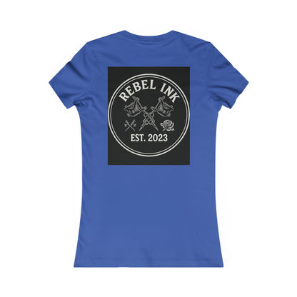 Rebel Ink Tee, Women's Graphic T-Shirt, Edgy Casual Wear, Perfect Gift for Tattoo Lovers, Street Style Apparel, Cool Summer Top