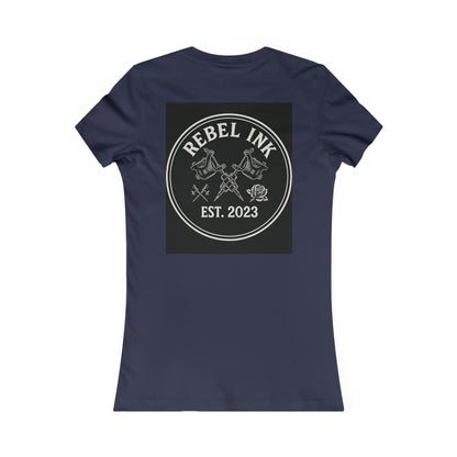 Rebel Ink Tee, Women's Graphic T-Shirt, Edgy Casual Wear, Perfect Gift for Tattoo Lovers, Street Style Apparel, Cool Summer Top