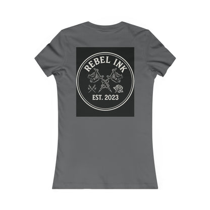 Rebel Ink Tee, Women's Graphic T-Shirt, Edgy Casual Wear, Perfect Gift for Tattoo Lovers, Street Style Apparel, Cool Summer Top