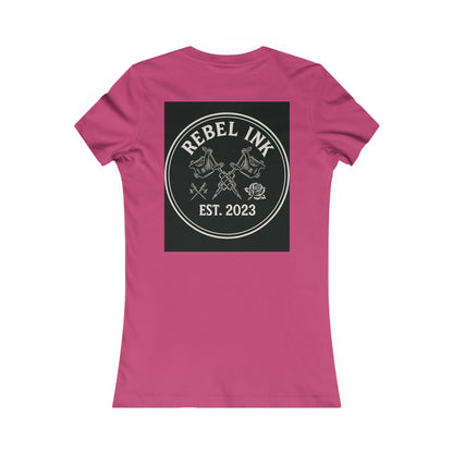 Rebel Ink Tee, Women's Graphic T-Shirt, Edgy Casual Wear, Perfect Gift for Tattoo Lovers, Street Style Apparel, Cool Summer Top