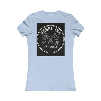 Rebel Ink Tee, Women's Graphic T-Shirt, Edgy Casual Wear, Perfect Gift for Tattoo Lovers, Street Style Apparel, Cool Summer Top