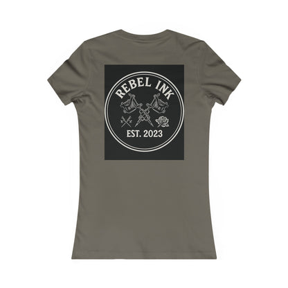 Rebel Ink Tee, Women's Graphic T-Shirt, Edgy Casual Wear, Perfect Gift for Tattoo Lovers, Street Style Apparel, Cool Summer Top